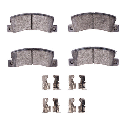 R1 Concepts R1 87-96 Toyota Camry Rear Optimum OE Pads & Hardware Kit