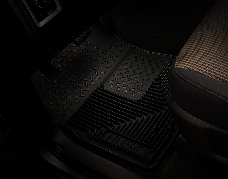Husky Liners 07-12 GM Silverado/Sierra/Tahoe/Yukon/Escalade Heavy Duty Black Front Floor Mats