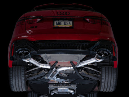 AWE Tuning 21-23 Audi C8 RS6/RS7 SwitchPath Cat-Back Exhaust - Diamond Black Tips