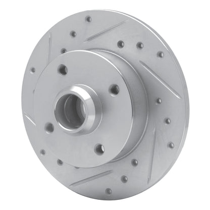 R1 Concepts R1 85-02 Volkswagen CORRADO Rear Left Drilled & Slotted Silver Brake Rotor