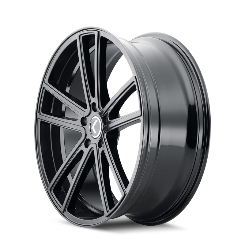 Kraze Wheels Kraze KR190 Lusso 22x8.5 / 5x115 BP / 38mm Offset / 72.62mm Hub Gloss Black Wheel
