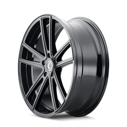Kraze Wheels Kraze KR190 Lusso 22x8.5 / 5x115 BP / 38mm Offset / 72.62mm Hub Gloss Black Wheel