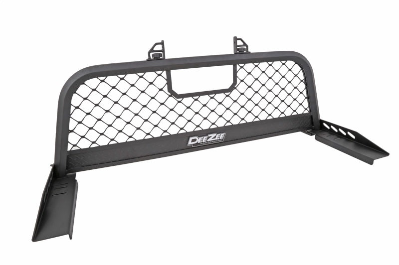 Dee Zee 99-16 Ford SuperDuty Cargo Management Cab Rack - Txt Blk Mesh