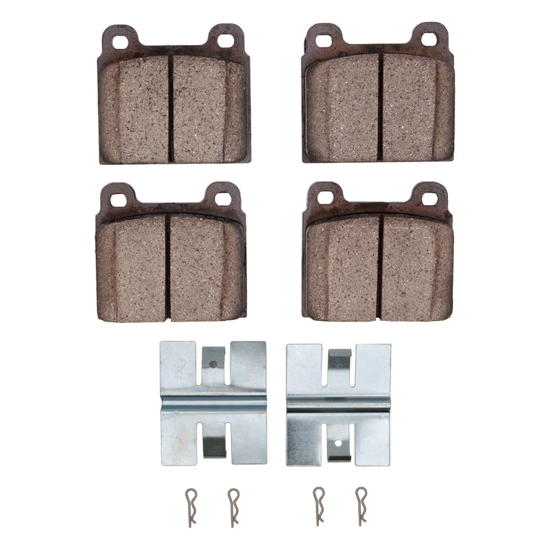 DFC 73-85 Volkswagen Type 2 Front 5000 Advanced Low Metallic Brake Pads and Hardware Kit