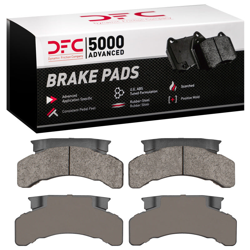 DFC 79-12 Beaver Motorcoach Monterey Rear/Front 5000 Advanced Semi Metallic Brake Pads