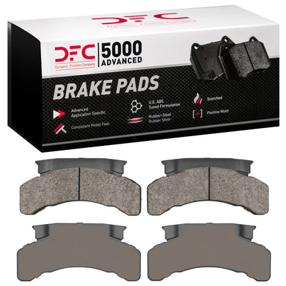 DFC 79-12 Beaver Motorcoach Monterey Rear/Front 5000 Advanced Semi Metallic Brake Pads