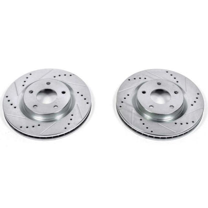 PowerStop Power Stop 08-13 Nissan Rogue Front Evolution Drilled & Slotted Rotors - Pair
