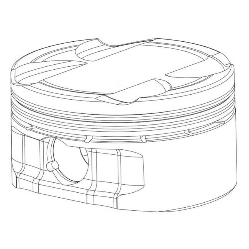CP Pistons CP Piston & Ring Set Mitsubishi 4G63 2G/Evo 8/9 - Bore 85.5mm - Size +0.5mm - Stroke 94 - CR 8.5/9.0