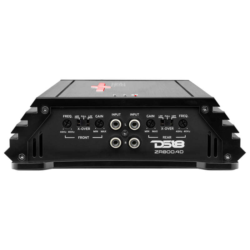 DS18 4-Channel Class D Amplifier 2x 600/4ohm Bridge 4 x 320/2ohm 4 x 200/4ohm Watts RMS