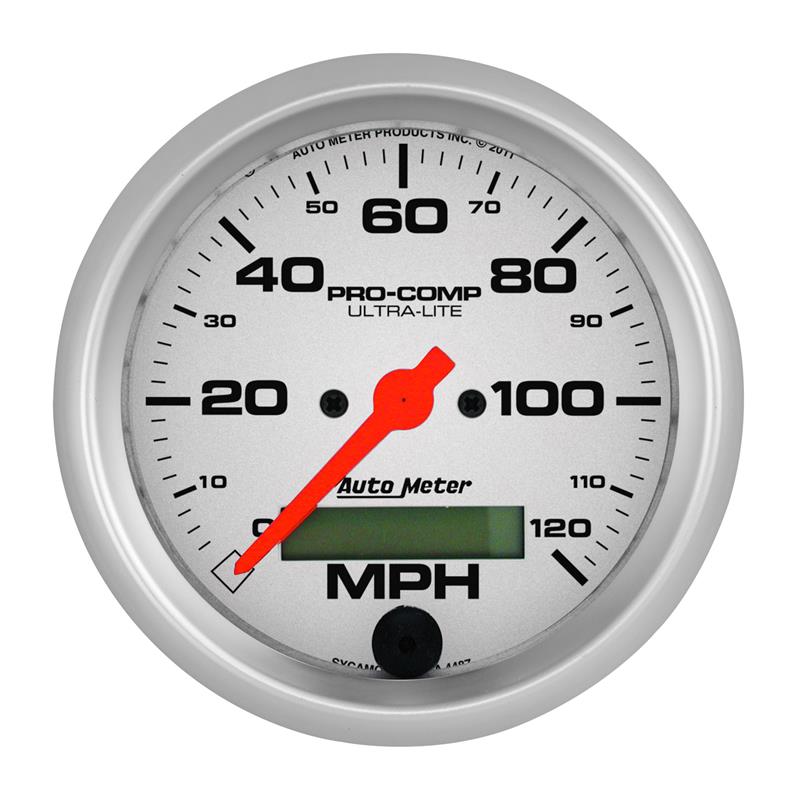 Autometer Ultra-Lite 3-3/8in 120mph Electrical Speedometer