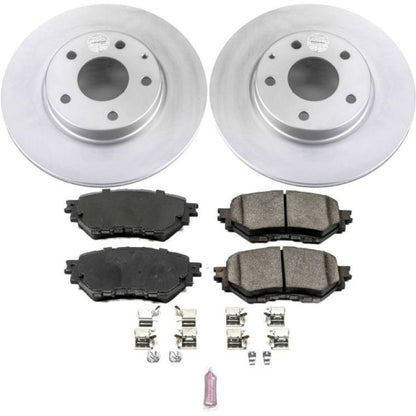 PowerStop Power Stop 14-16 Mazda 3 Front Z17 Evolution Geomet Coated Brake Kit
