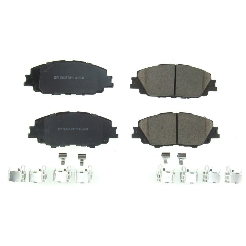 PowerStop Power Stop 2019 Toyota Corolla Front Z17 Evolution Ceramic Brake Pads w/Hardware