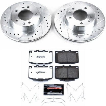 PowerStop Power Stop 86-91 Mazda RX-7 Front Z26 Street Warrior Brake Kit