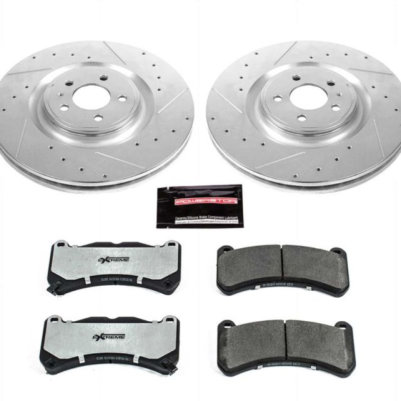 PowerStop Power Stop 13-14 Ford Mustang Front Z26 Street Brake Kit