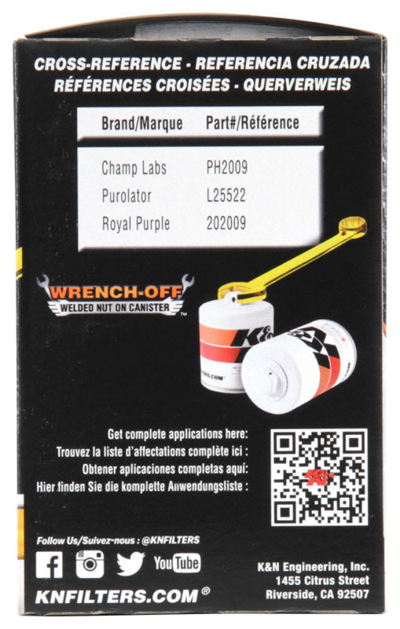 K&N Engineering K&N Oil Filter OIL FILTER; AUTOMOTIVE
