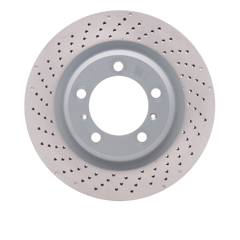 DFC 12-16 Porsche 911 Left Rear Drilled Hi-Carbon Alloy Geomet Coated Rotor