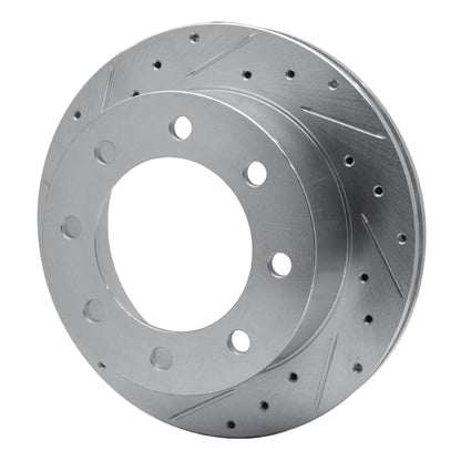 R1 Concepts R1 99-05 Ford F-250 2WD (Super Duty) Rear Left Drilled & Slotted Silver Brake Rotor