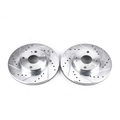 PowerStop Power Stop 94-97 Mazda Miata Front Evolution Drilled & Slotted Rotors - Pair