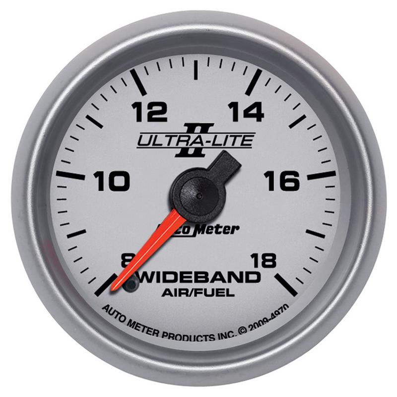 Autometer Ultra-Lite II 2 1/16in 8:1-18:1 AFR Analog Wideband FSE Air/Fuel Ratio Gauge
