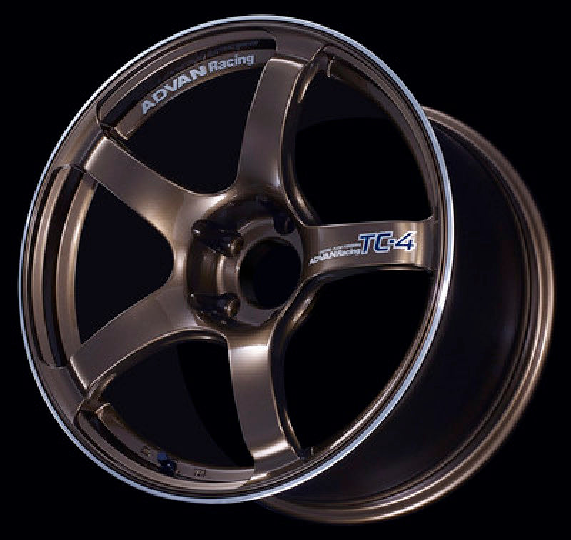 Advan TC4 15x7.0 +30 4x100 Umber Bronze Metallic and Ring Wheel