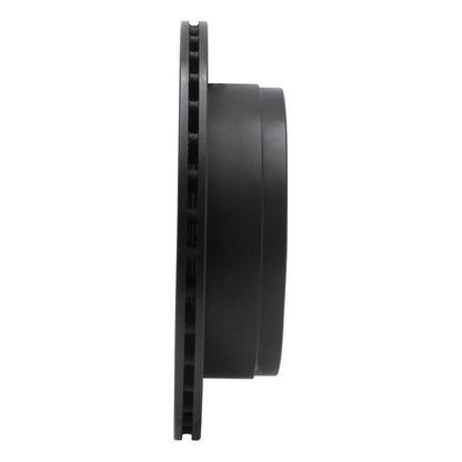 R1 Concepts R1 88-95 Nissan Pathfinder Rear Right Drilled & Slotted Black Brake Rotor