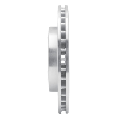 R1 Concepts R1 98-07 Mitsubishi Lancer Front Right Drilled & Slotted Silver Brake Rotor