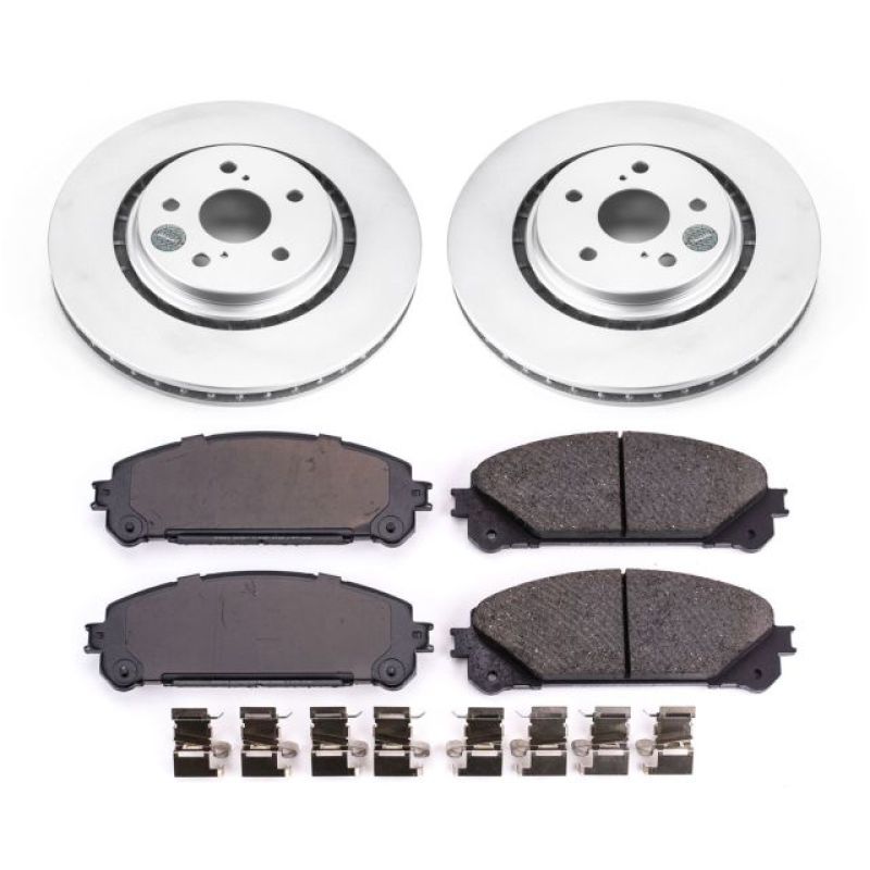 PowerStop Power Stop 16-18 Lexus RX350 Front Z17 Evolution Geomet Coated Brake Kit