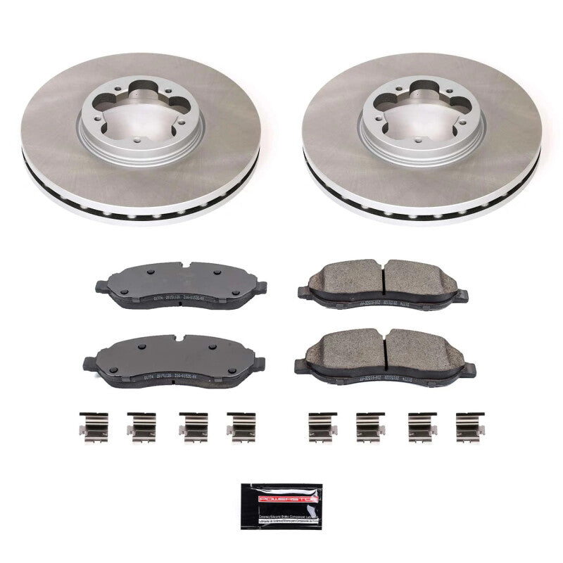 PowerStop Power Stop 15-19 Ford Transit-350 Front Semi-Coated Rotor Kit