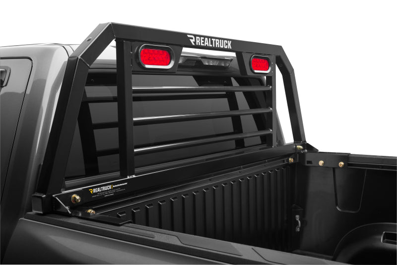 BackRack 08-24 Chevrolet Silverado / 04-24 Ford F-150 SRL Rack Lighted Shortened Frame ONLY Req. HW