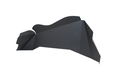 Fishbone Offroad 07-18 Jeep Wrangler JK Aluminum Rear Inner Fenders - Black Powdercoat