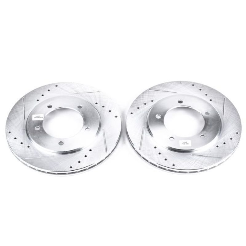 PowerStop Power Stop 00-05 Suzuki Grand Vitara Front Evolution Drilled & Slotted Rotors - Pair
