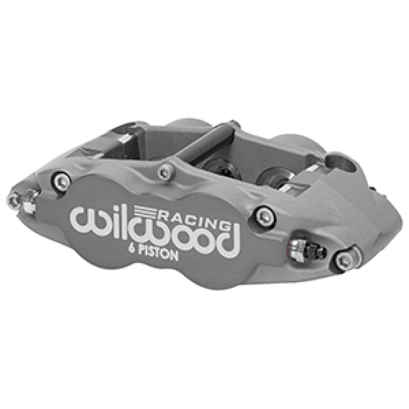 Wilwood Caliper-FNSL6R-LH-Anodized 1.62/1.12/1.12in Pistons 1.10 Disc