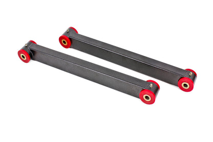 BMR Suspension BMR 05-14 S197 Mustang Non-Adj. Boxed Lower Control Arms (Polyurethane) - Black Hammertone