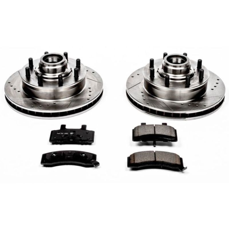 PowerStop Power Stop 96-02 GMC Savana 3500 Front Z23 Evolution Brake Kit