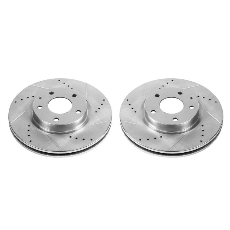 PowerStop Power Stop 14-18 Mazda 6 Front Evolution Drilled & Slotted Rotors - Pair