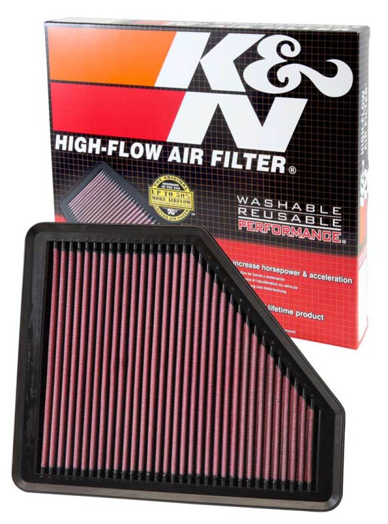 K&N Engineering K&N Hyundai Genesis Coupe 2.0T/3.8 Drop In Air Filter