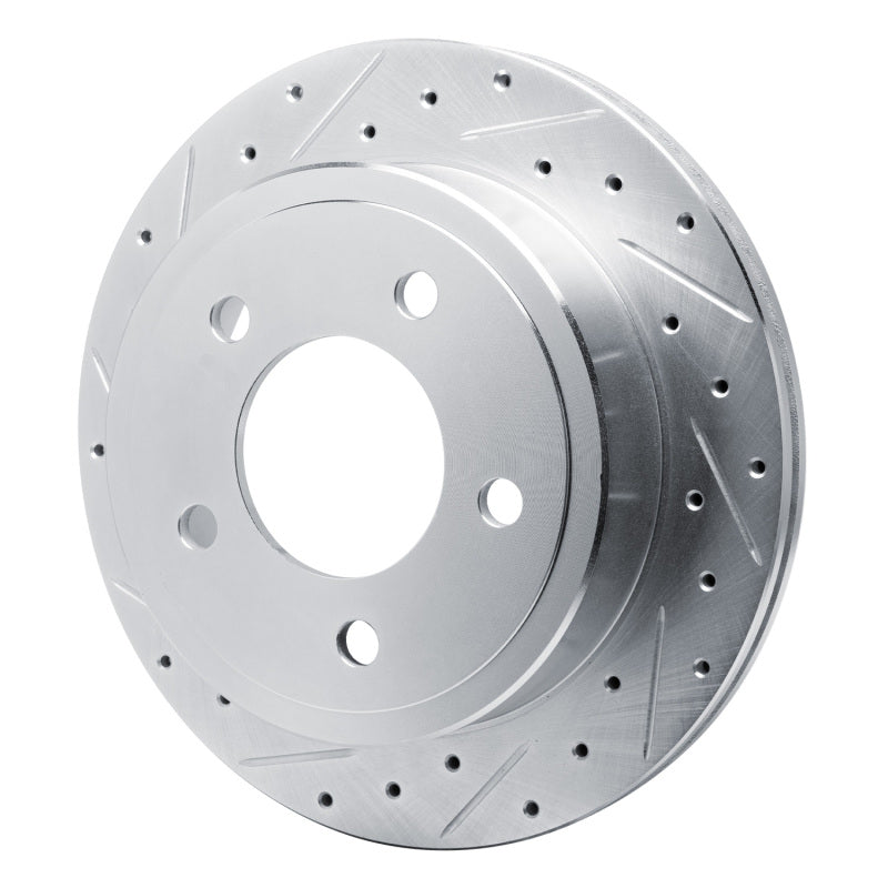 R1 Concepts R1 03-03 Dodge Ram 1500 Van Rear Left Drilled & Slotted Silver Brake Rotor