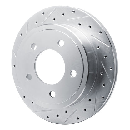 R1 Concepts R1 03-03 Dodge Ram 1500 Van Rear Left Drilled & Slotted Silver Brake Rotor