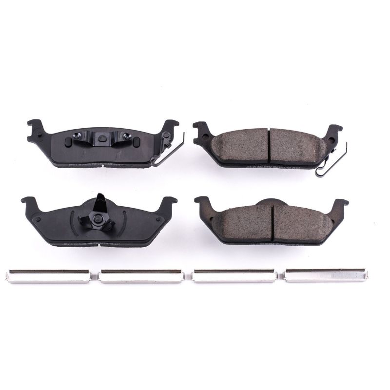 PowerStop Power Stop 04-11 Ford F-150 Rear Z17 Evolution Ceramic Brake Pads w/Hardware