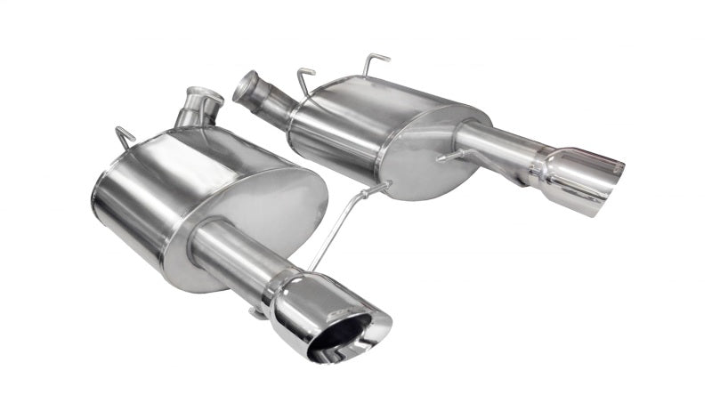 CORSA Performance Corsa 2011-2014 Ford Mustang GT/Boss 302 5.0L V8 Polished Sport Axle-Back Exhaust