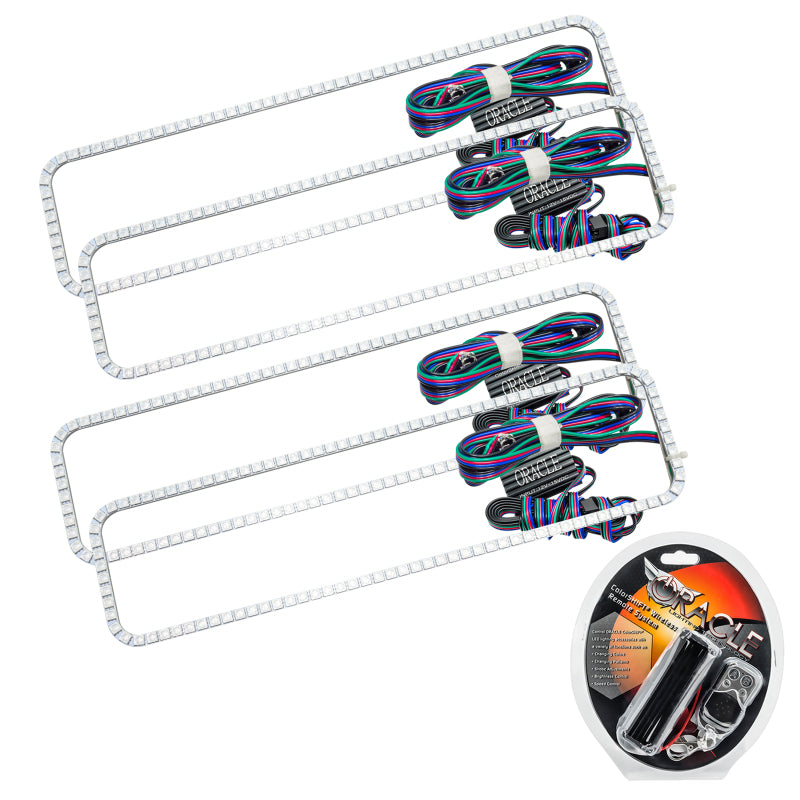 ORACLE Lighting Oracle GMC Sierra 88-98 Dual Halo Kit - ColorSHIFT