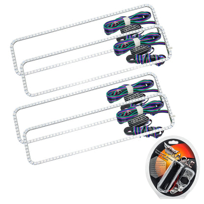 ORACLE Lighting Oracle GMC Sierra 88-98 Dual Halo Kit - ColorSHIFT