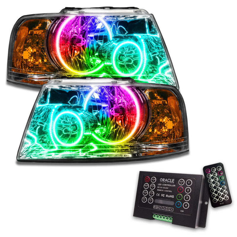 ORACLE Lighting Oracle 03-06 Ford Expedition SMD HL - Chrome - ColorSHIFT w/ 2.0 Controller