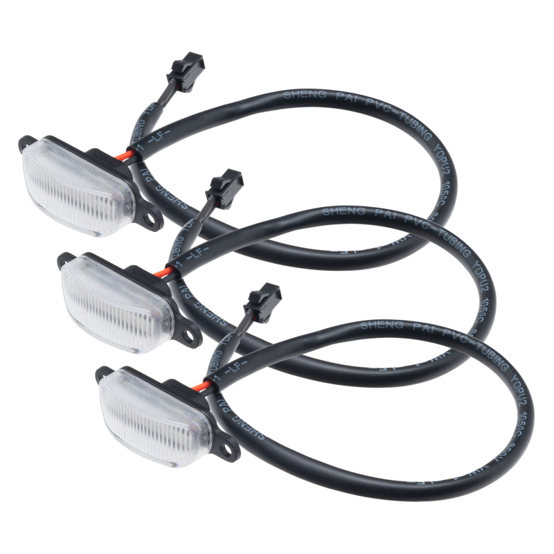 ORACLE Lighting Oracle Universal Pre-Runner Style LED Grill Light Kit (New Style) - Amber w/Clear Lens