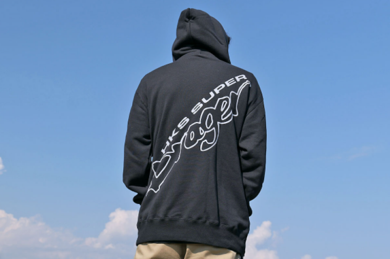 HKS HOODIE SUPER DRAGER BLACK XXL