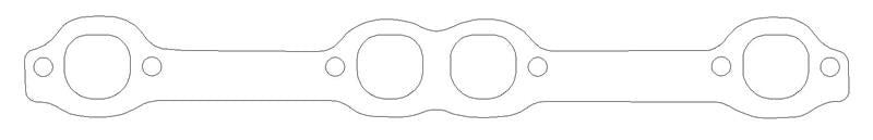Cometic Gasket Cometic Chevy Gen1 Small Block V8 .064in AM Exhaust Gskt Set-1.500in x 1.470in Ports-18 Degree Head