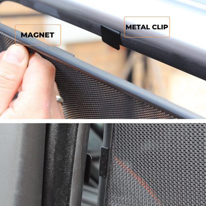 Heyner TROFTF Ford Turneo Custom 2012-Onwards - Front Windows Shades Set Of 2Pcs. (Moving Part Only)