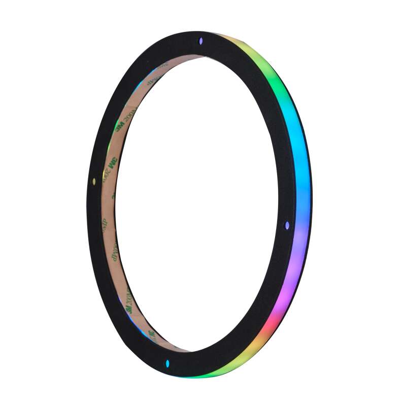 DS18 8in Digital LED Speaker Ring w/ Digital LED lights 1/2in Spacer Depth