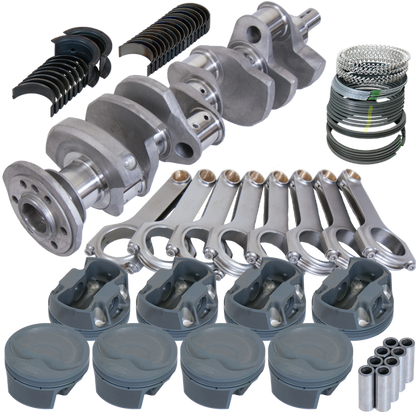 Eagle Chevy 350 3.750in Crank 6.000in H-Beam -16cc Inv Dome 4.040in Pistons Balanced Assembly
