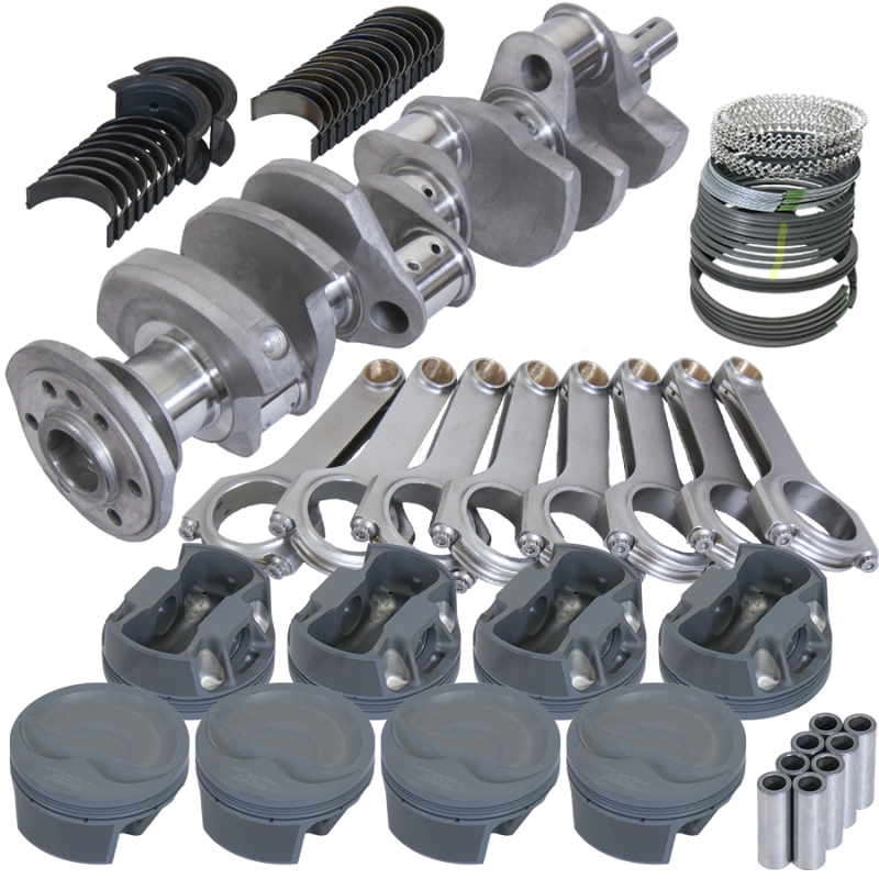 Eagle Chevy 350 3.750in Crank 6.000in H-Beam -16cc Inv Dome 4.060in Pistons Rotating Assembly
